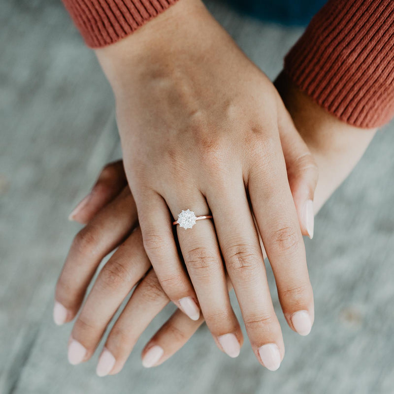 Verlobungsring Rosegold Zirknoia