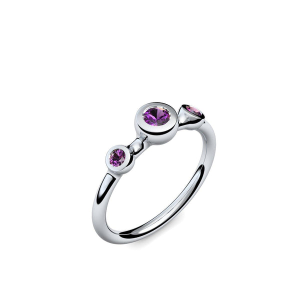 Verlobungsringe Silber Amethyst