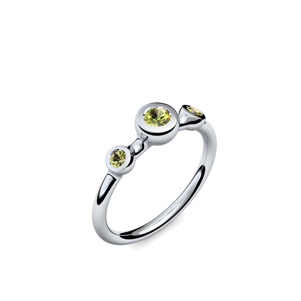 Verlobungsringe Weissgold Peridot